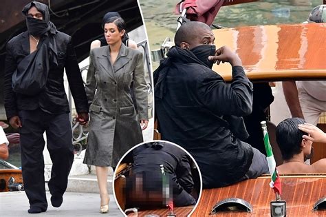 Kanye West gets ‘wife’ to pose in middle of hectic street in Italy.